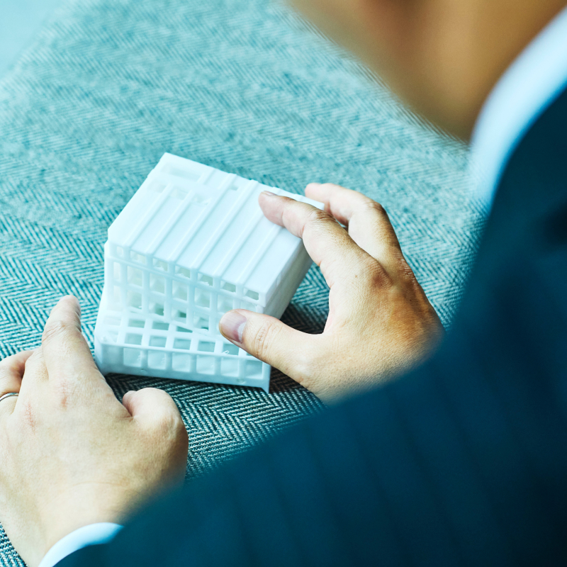 3D CADと3Dプリンターで製作した立体模型で何度も試行錯誤を繰り返した